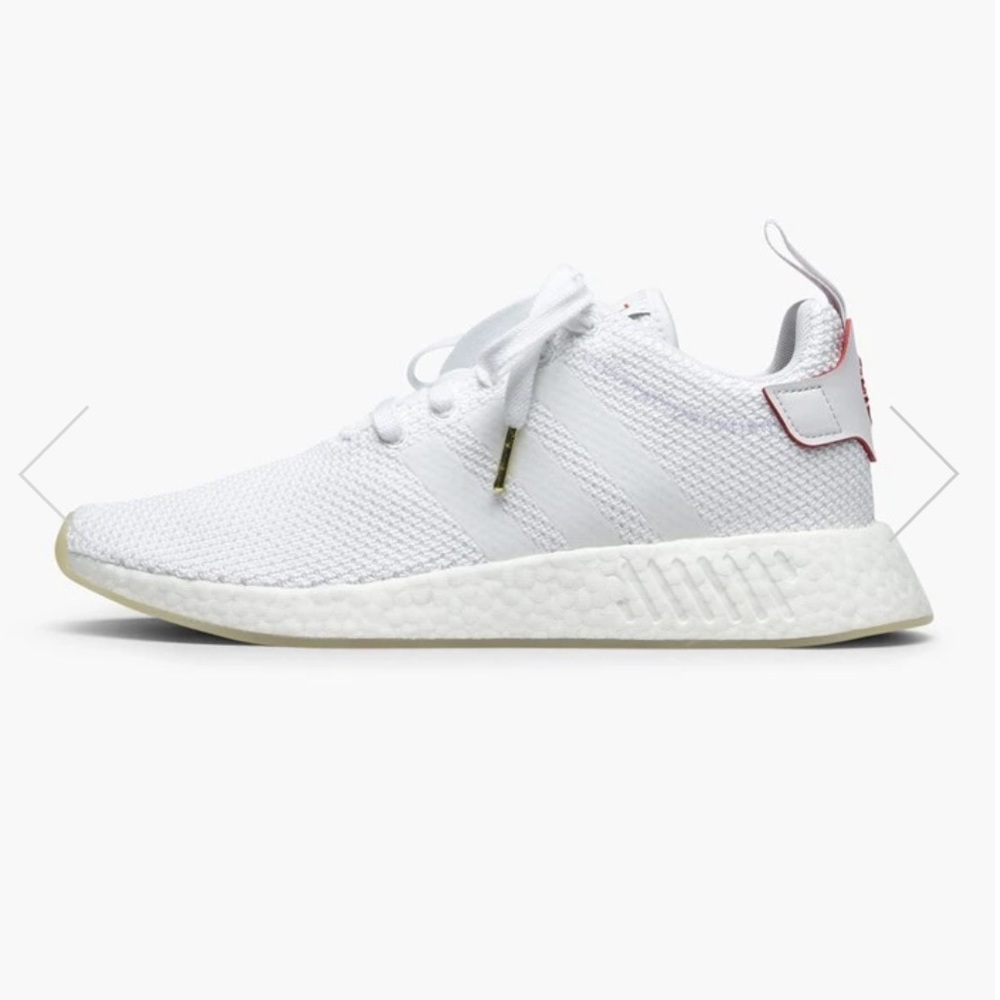 Adidas Men’s NMD R2 CNY White Chinese Sneakers - Picture 3 of 14